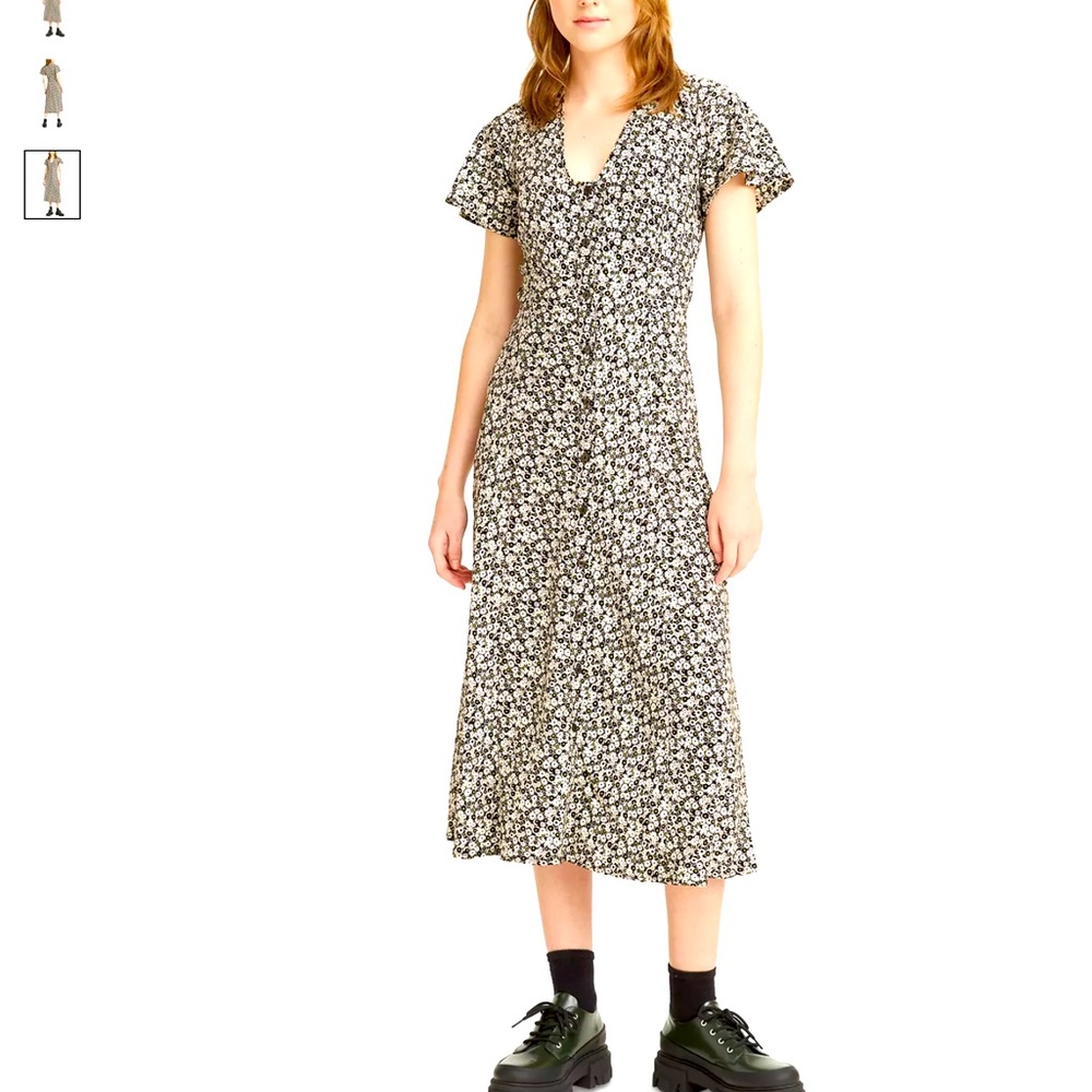Levi’s NWT Floral Printed 90’s MIDI Dress size XS